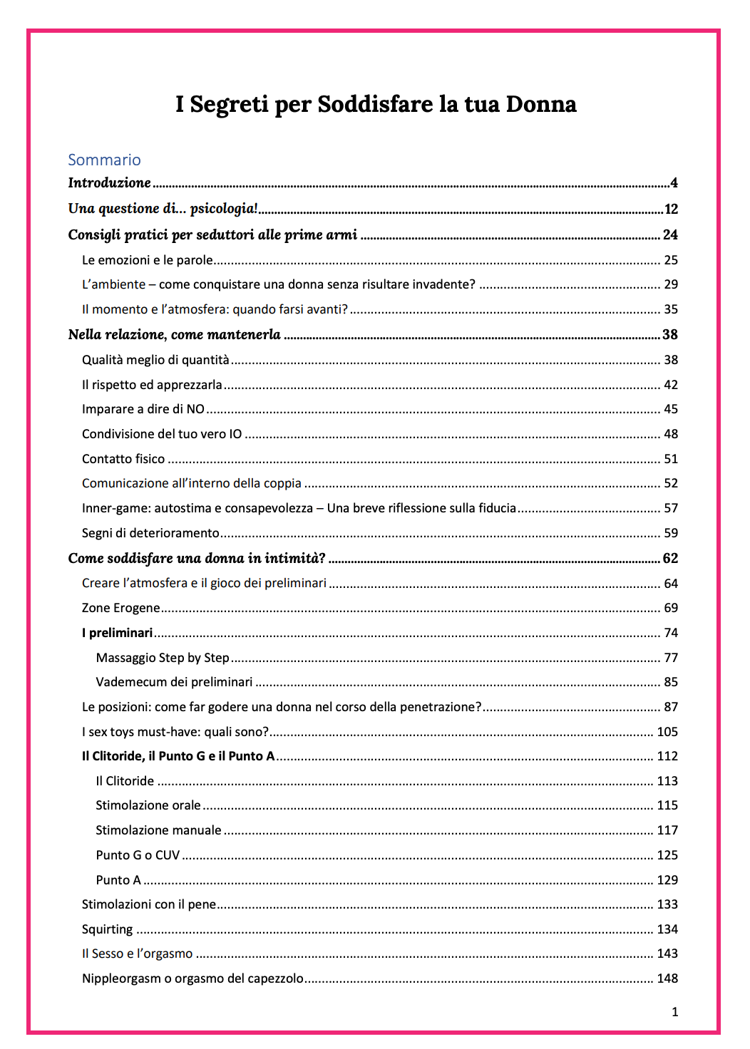 I Segreti per Soddisfare la Tua Donna